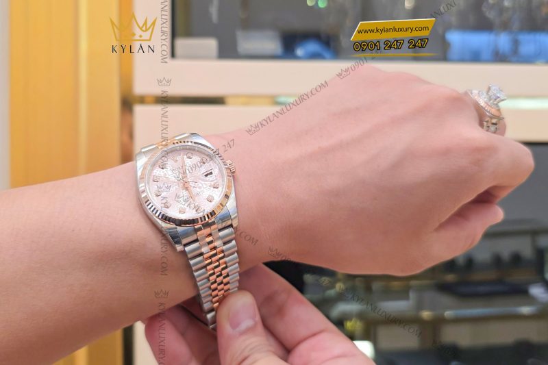 Đồng hồ Rolex Datejust 36 116231 mặt số vi tính hồng
