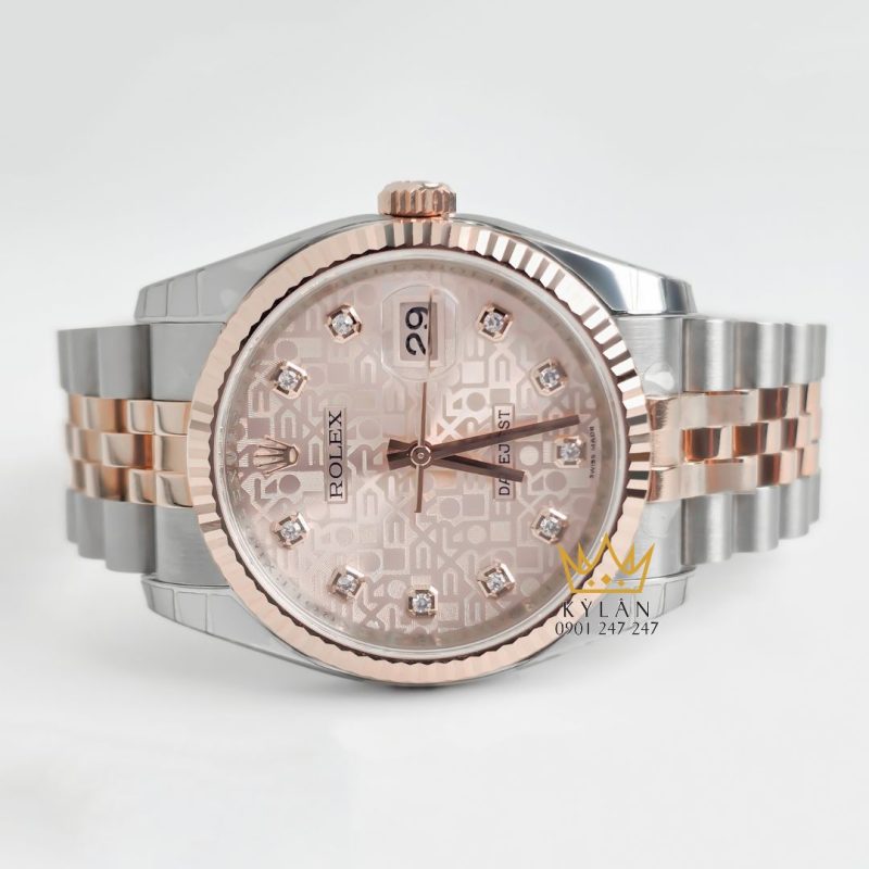 Đồng hồ Rolex Datejust 36 116231 mặt số vi tính hồng
