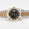 Đồng hồ Rolex Datejust 36 126233-0021 mặt số đen