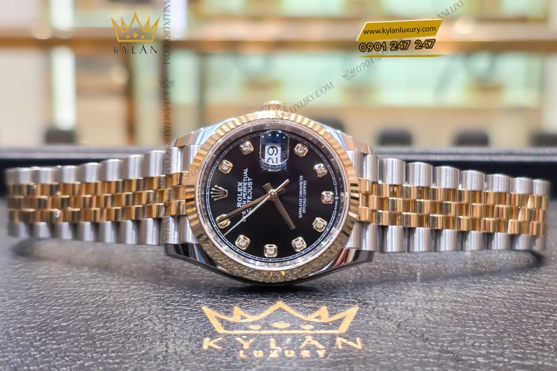 Đồng hồ Rolex Datejust 36 126233-0021 mặt số đen