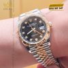 Đồng hồ Rolex Datejust 36 126233-0021 mặt số đen