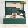 Đồng hồ Rolex Day-Date 40 228345RBR-0006 mặt số Chocolate cọc số kim cương