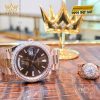 Đồng hồ Rolex Day-Date 40 228345RBR-0006 mặt số Chocolate cọc số kim cương