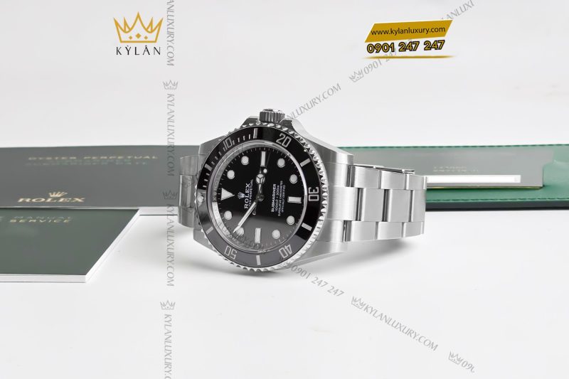 Đồng hồ Rolex Submariner 124060-0001 mặt số đen