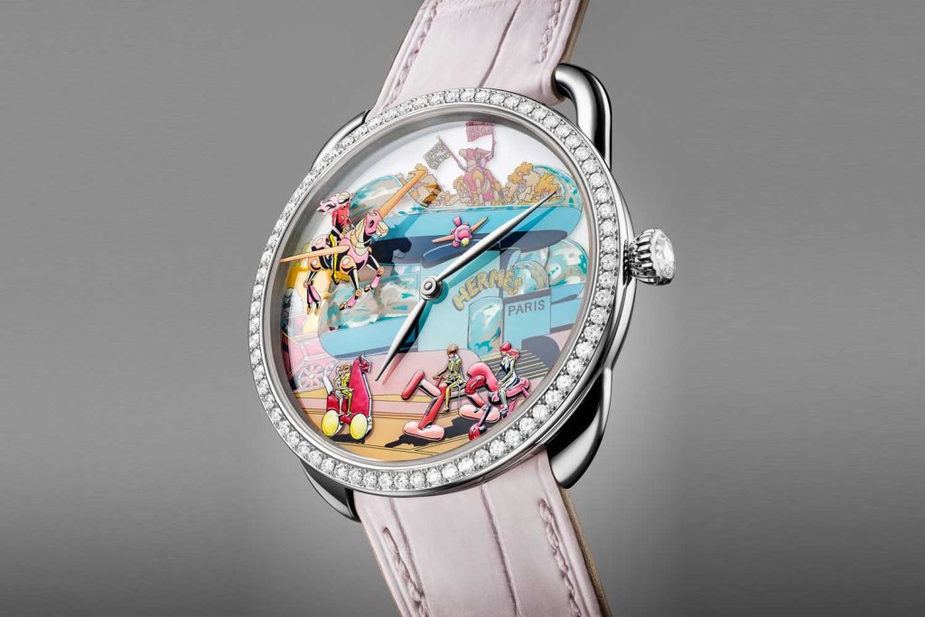 Kỳ Lân Luxury Hermes Arceau Locomotion 1 Đồng hồ Hermès Arceau Locomotion
