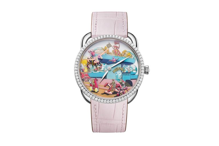 Kỳ Lân Luxury Hermes Arceau Locomotion 2 Đồng hồ Hermès Arceau Locomotion
