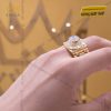 Nhẫn Rolex vàng vàng nguyên khối Au750 đính viên chủ 9ly4