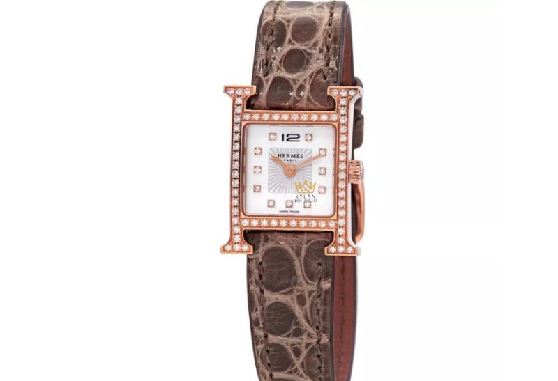 Đồng hồ Hermès Silver 041670WW00 mặt số bạc