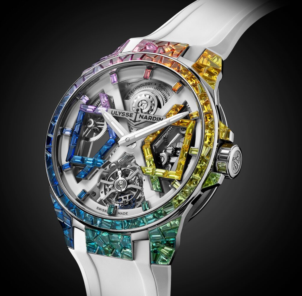 Kỳ Lân Luxury Ulysse Nardin Blast Rainbow 1 Đồng hồ Ulysse Nardin Blast Sparkling Rainbow