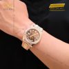 Đồng hồ Rolex Day Date 40 mặt số Chocolate vành kim cương 228345RBR-0006