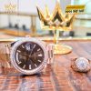 Đồng hồ Rolex Day Date 40 mặt số Chocolate vành kim cương 228345RBR-0006