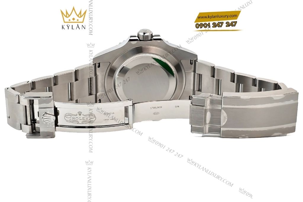 Kỳ Lân Luxury rolex submariner 124060 0001 mat so den 4 Đồng hồ Rolex Submariner 41 124060-0001 mặt số đen