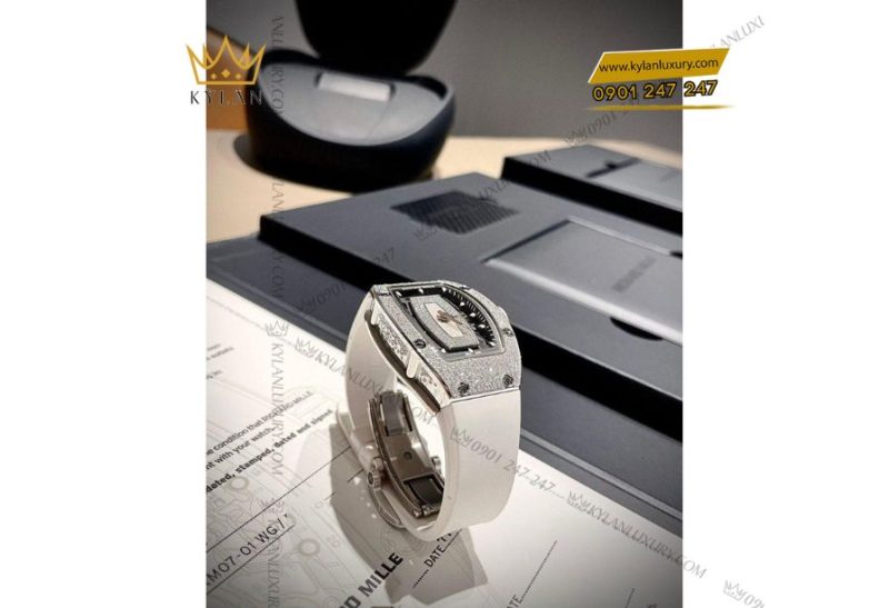 Richard Mille RM 07-01 White Gold Full Snow Diamond MOP