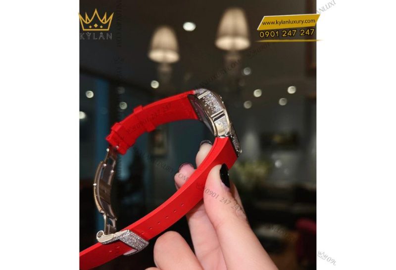 Richard Mille RM 07-01 White Gold Full Snow Diamond Jasper – Tuyệt tác xa xỉ dành cho phái đẹp