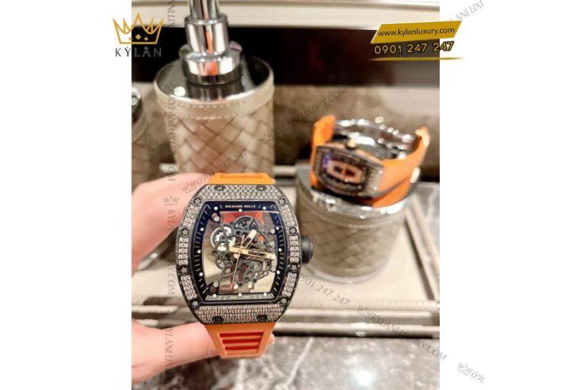 Richard Mille RM 055 Carbon & Diamond giới hạn 50 chiếc
