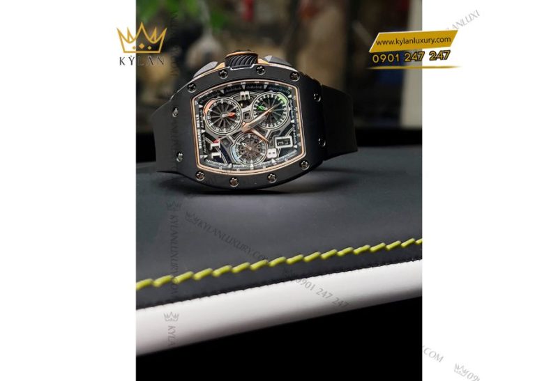 Đồng Hồ Richard Mille RM 72-01 Black Ceramic Lifestyle In-House Chronograph
