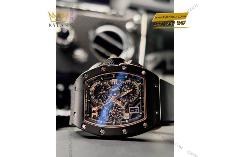 Đồng Hồ Richard Mille RM 72-01 Black Ceramic Lifestyle In-House Chronograph