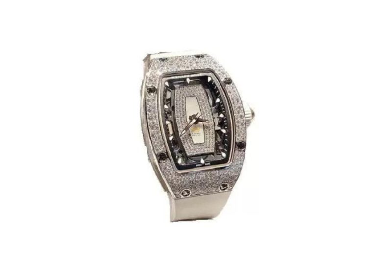 Richard Mille RM 07-01 White Gold Full Snow Diamond MOP