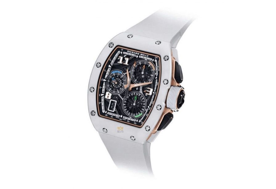 Kỳ Lân Luxury 3 5 Đồng Hồ Richard Mille RM 72-01 White Ceramic Lifestyle In-House Chronograph