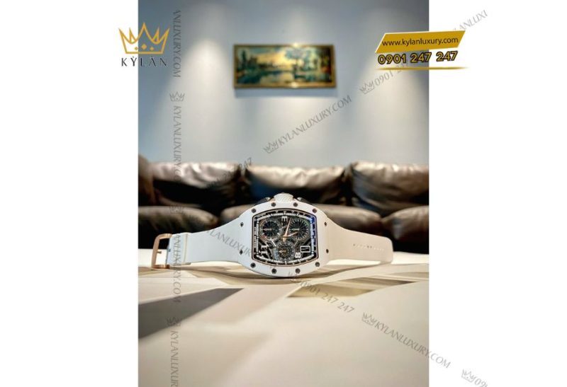 Đồng Hồ Richard Mille RM 72-01 White Ceramic Lifestyle In-House Chronograph
