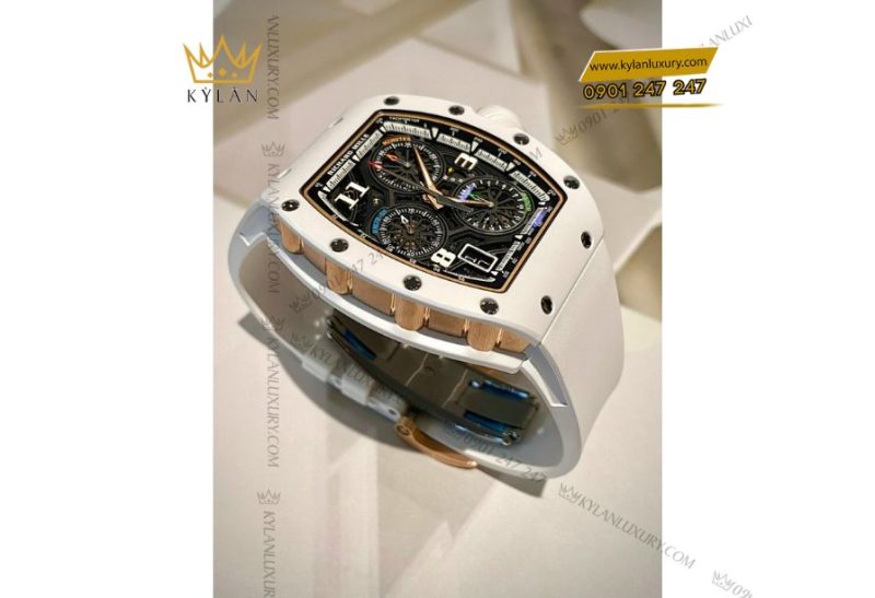 Đồng Hồ Richard Mille RM 72-01 White Ceramic Lifestyle In-House Chronograph
