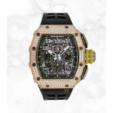 Richard Mille RM 11-03 Full Diamond nạm kim cương brilliant và vàng hồng 18k 