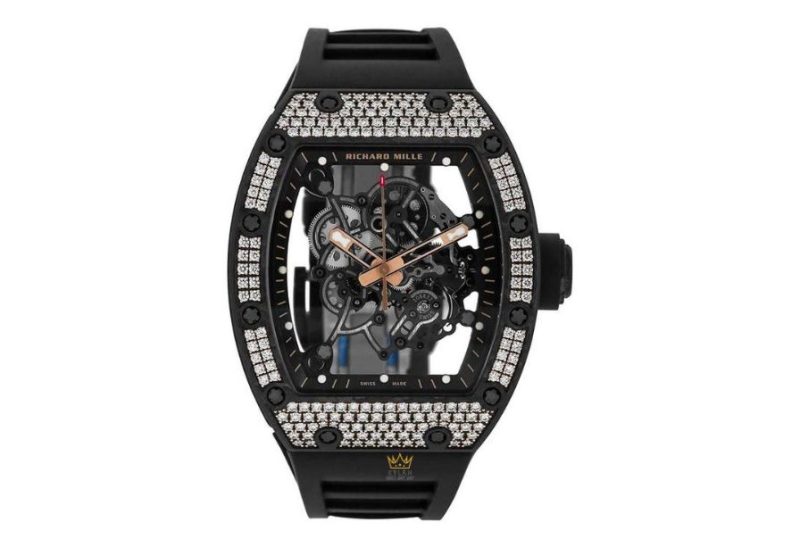 Richard Mille RM 055 Carbon & Diamond giới hạn 50 chiếc