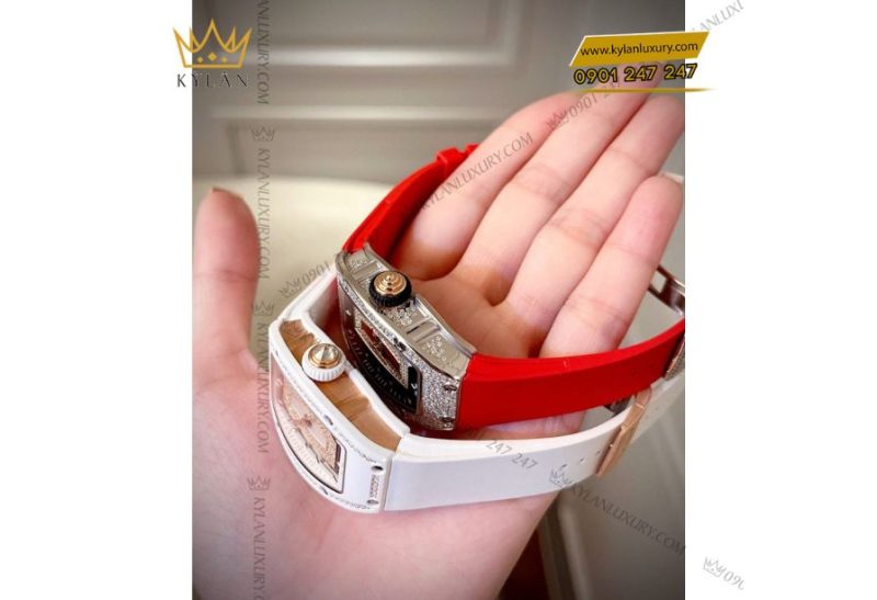 Richard Mille RM 07-01 White Gold Full Snow Diamond Jasper – Tuyệt tác xa xỉ dành cho phái đẹp