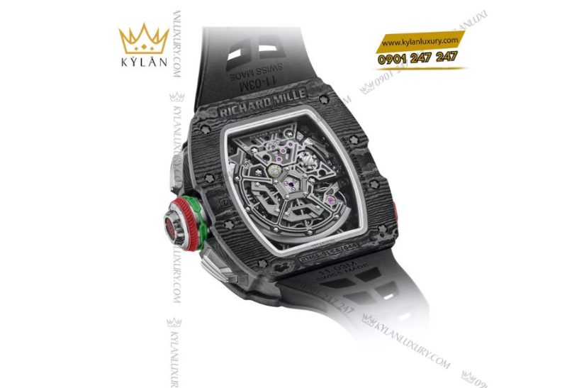 bộ máy Caliber RMAC3 – một trong những bộ máy tự động mạnh mẽ và hiện đại nhất của Richard Mille.