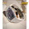 Richard Mille RM 72-01 White Ceramic Chronograph với bộ máy CRMC-1, vỏ gốm trắng ATZ siêu bền, tính năng flyback chronograph và thiết kế tinh tế.