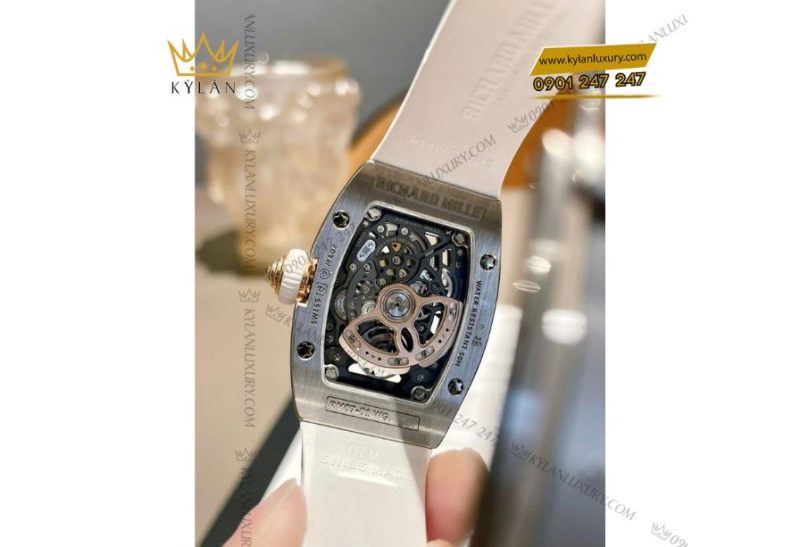 Richard Mille RM 07-01 White Gold Full Snow Diamond MOP