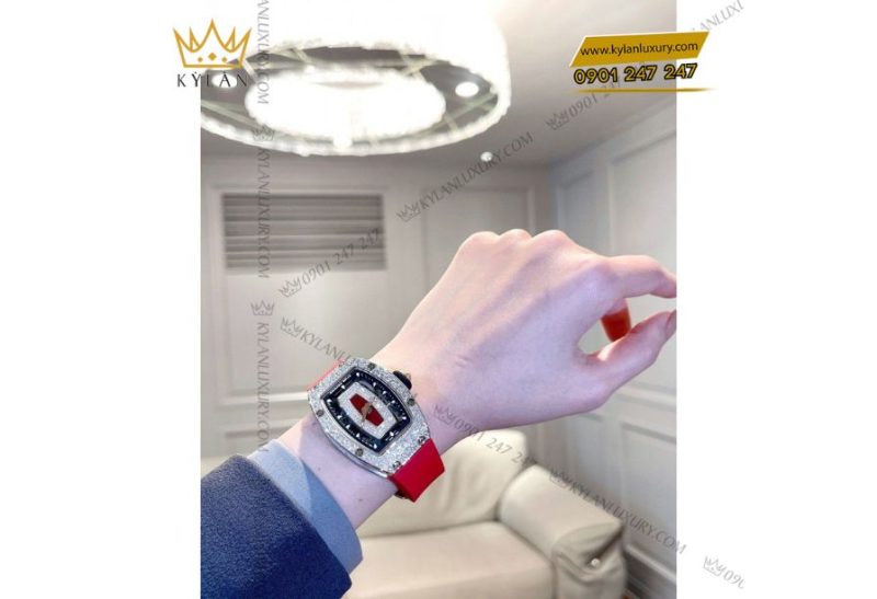 Richard Mille RM 07-01 White Gold Full Snow Diamond Jasper – Tuyệt tác xa xỉ dành cho phái đẹp