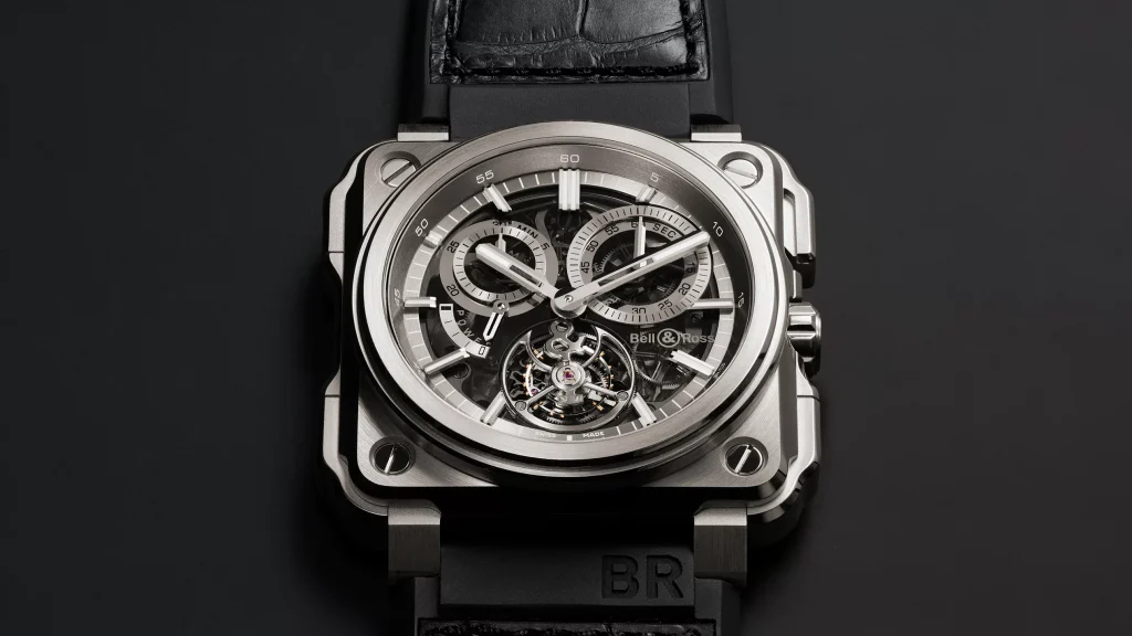 Kỳ Lân Luxury BR X1 Tourbillon Titanium 1 Đồng hồ BR-X1 Tourbillon Titanium