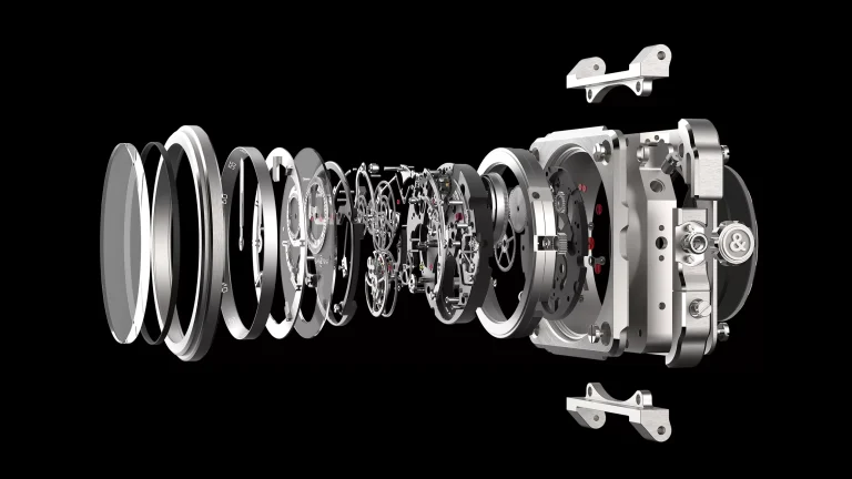 Kỳ Lân Luxury BR X1 Tourbillon Titanium 4 Đồng hồ BR-X1 Tourbillon Titanium