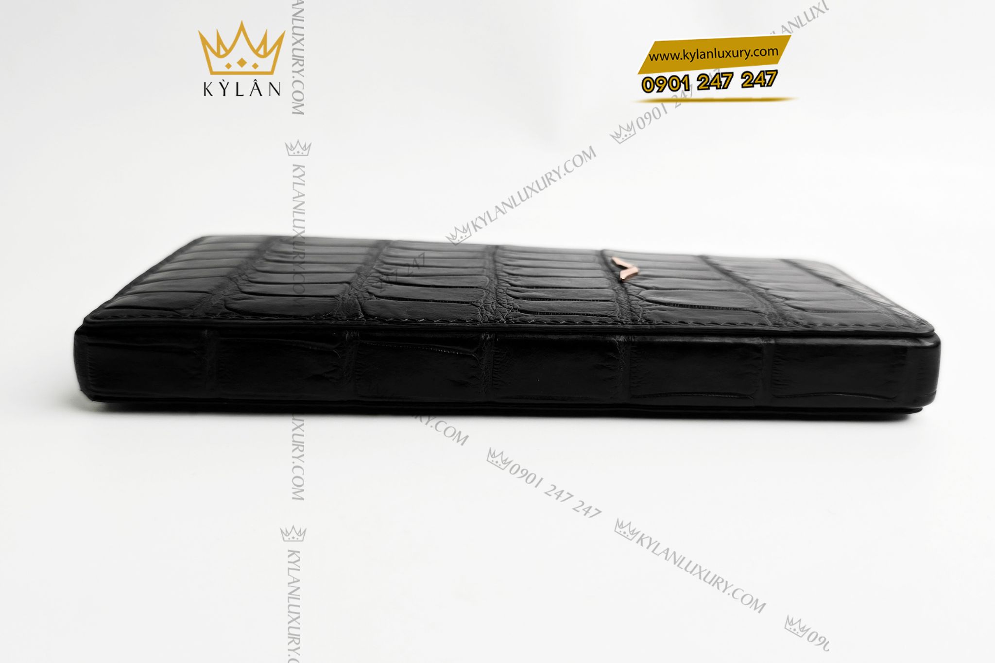 Kỳ Lân Luxury Bao da MetaVertu da ca sau mau den 2 Bao da Vertu MetaVertu da cá sấu màu đen
