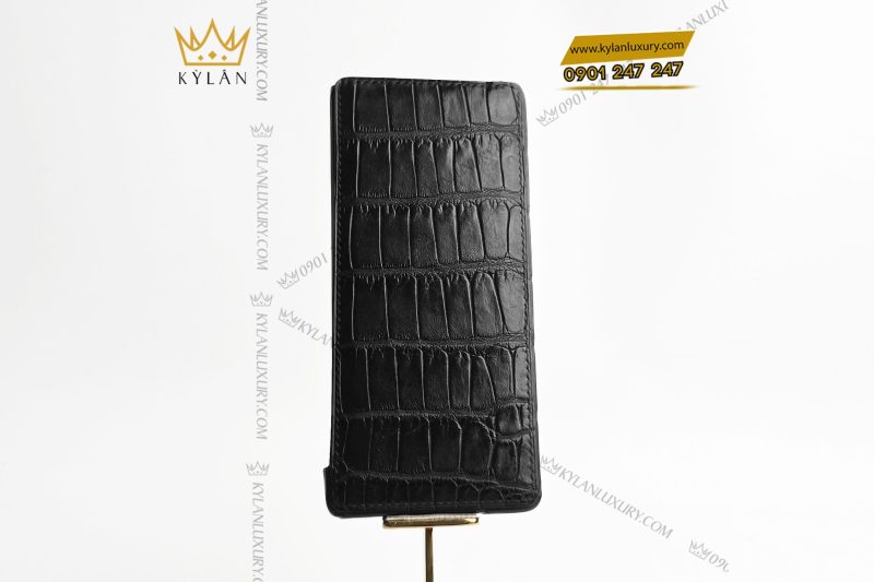 Bao da Vertu MetaVertu da cá sấu màu đen