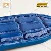 Dây đồng hồ da cá sấu màu xanh