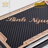 Điện thoại Vertu MetaVertu Carbon điểm vàng, khắc chữ, vỏ Carbon đen nhám