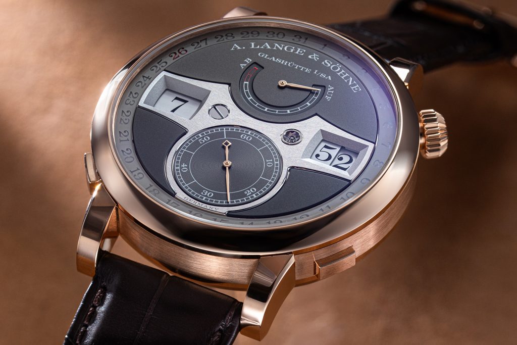 Đồng hồ A. Lange & Söhne Zeitwerk Date màu vàng hồng