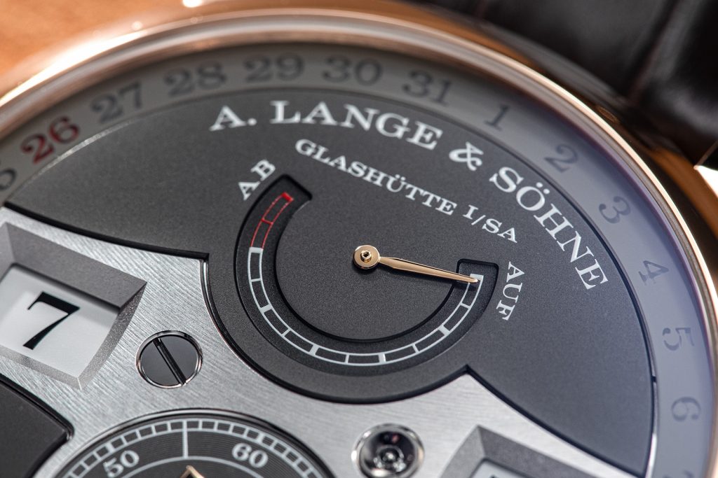 Kỳ Lân Luxury Dong Dong ho A. Lange Sohne Zeitwerk Date mau vang hongho Omega De Ville Ladymatic 34 mm bang Vang Sedna4 Đồng hồ A. Lange & Söhne Zeitwerk Date màu vàng hồng