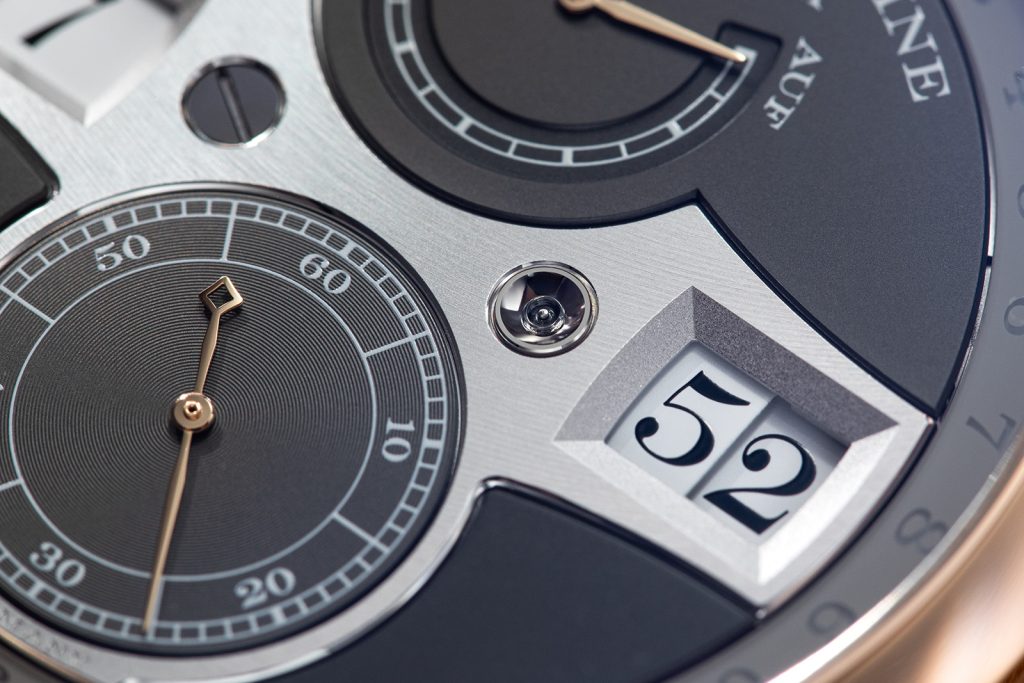 Kỳ Lân Luxury Dong Dong ho A. Lange Sohne Zeitwerk Date mau vang hongho Omega De Ville Ladymatic 34 mm bang Vang Sedna5 Đồng hồ A. Lange & Söhne Zeitwerk Date màu vàng hồng