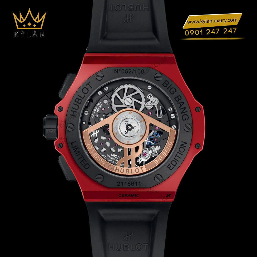 Kỳ Lân Luxury Dong ho Hublot Big Bang 20th Anniversary Red Magic 5 Đồng hồ Hublot Big Bang 20th Anniversary Red Magic