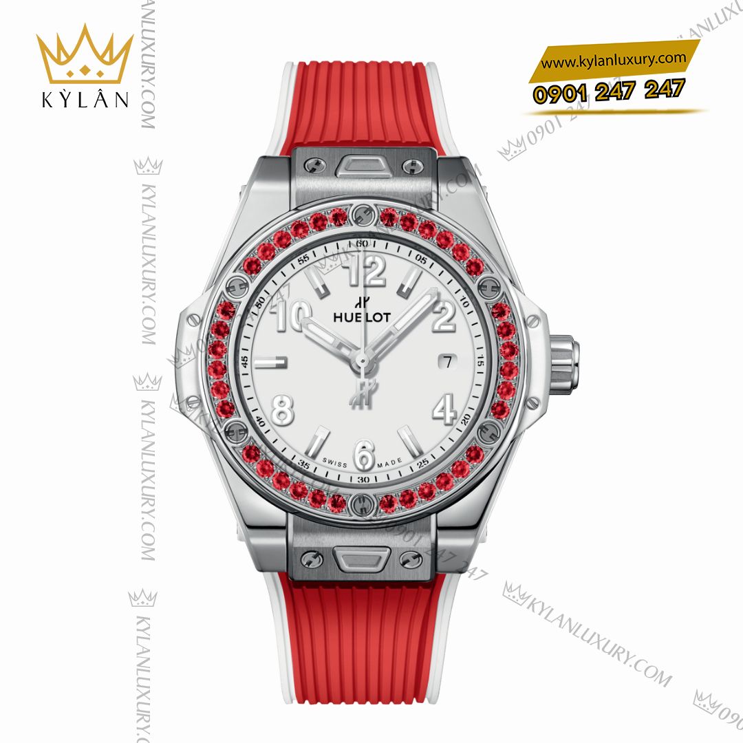 Kỳ Lân Luxury Dong ho Hublot Big Bang One Click Joyful Steel Red 33mm 2 Đồng hồ Hublot Big Bang One Click Joyful Steel Red 33mm