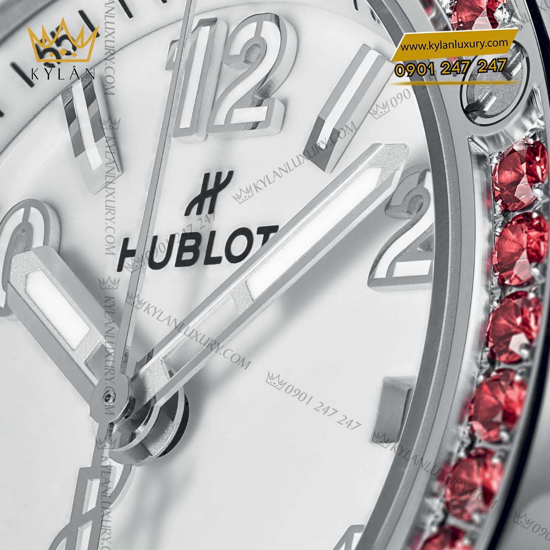 Kỳ Lân Luxury Dong ho Hublot Big Bang One Click Joyful Steel Red 33mm 4 Đồng hồ Hublot Big Bang One Click Joyful Steel Red 33mm
