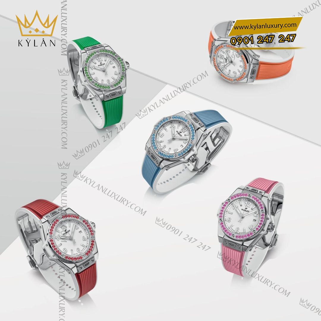 Kỳ Lân Luxury Dong ho Hublot Big Bang One Click Joyful Steel Red 33mm 5 Đồng hồ Hublot Big Bang One Click Joyful Steel Red 33mm