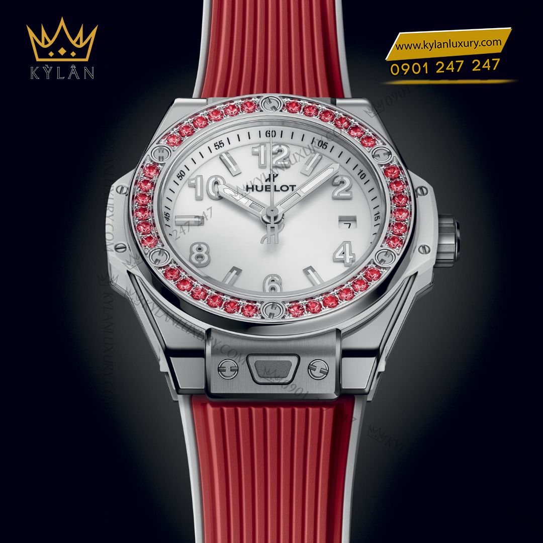 Kỳ Lân Luxury Dong ho Hublot Big Bang One Click Joyful Steel Red 33mm 6 Đồng hồ Hublot Big Bang One Click Joyful Steel Red 33mm