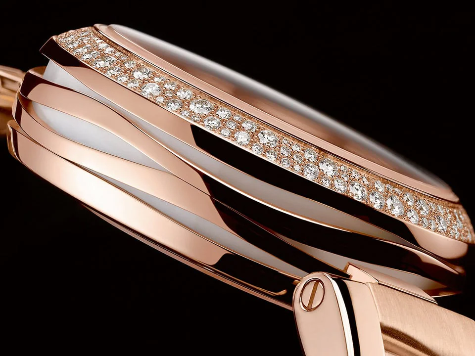Kỳ Lân Luxury Dong ho Omega De Ville Ladymatic 34 mm bang Vang Sedna3 Đồng hồ Omega De Ville Ladymatic 34mm bằng Vàng Sedna