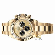 Đồng hồ Rolex Cosmograph Daytona 40 126508-0006 mặt số vàng Champagne, đen