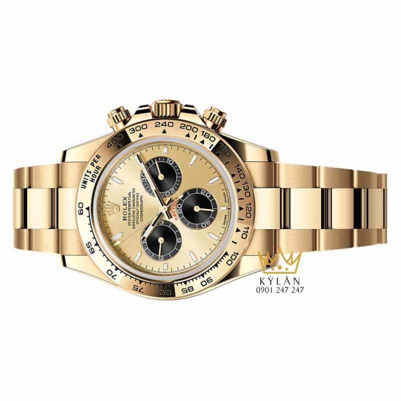 Đồng hồ Rolex Cosmograph Daytona 40 126508-0006 mặt vàng Champagne