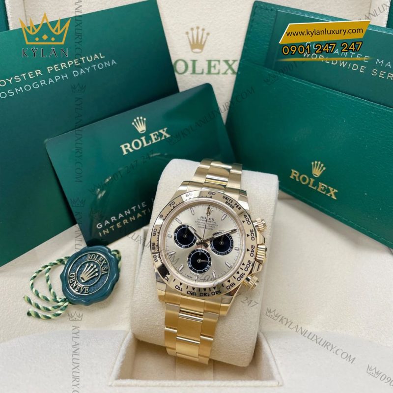 Đồng hồ Rolex Cosmograph Daytona 40 126508-0006 mặt vàng Champagne